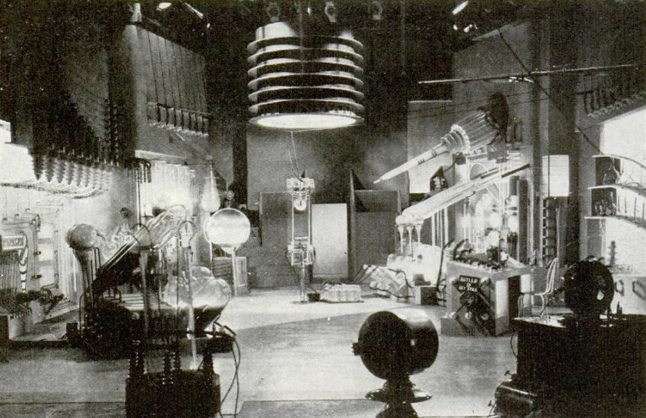 Movie set by Kenneth Strickfaden