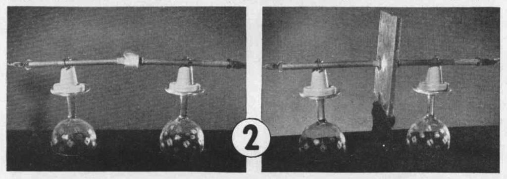Tesla coil arcing through glass.