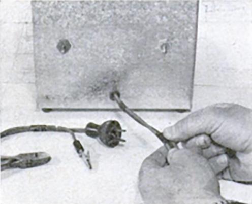 The front panel of the vacuum tube Tesla coil