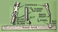 Guide for cutting Tesla turbine blades