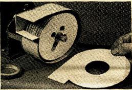 Cutting the intake hole of the Tesla turbine cover