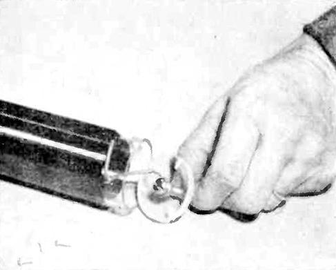 Secondary end plug of New and Improved Tesla Coil