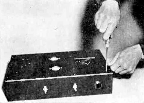 Attaching bakelite cover to base of New and Improved Tesla Coil