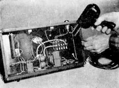 Mounting parts on the bakelite panel of New and Improved Tesla Coil