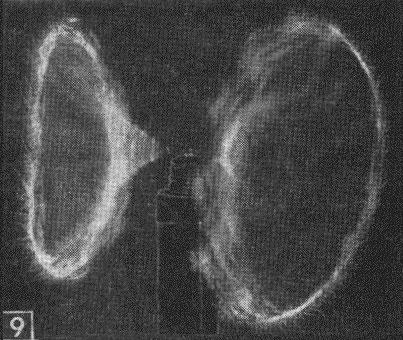 Miniature Tesla coil piano wire terminal breakout.