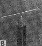 Miniature Tesla coil stationary pinwheel spinner.