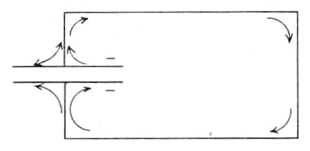 Diagram of capacitor discharge
