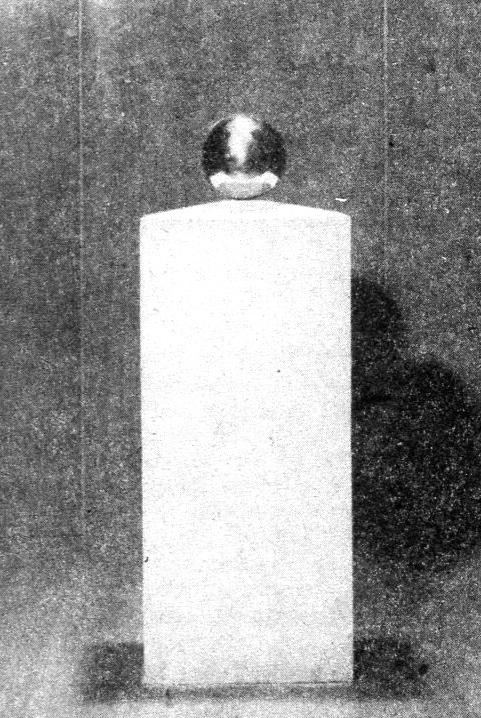 Urn with Tesla’s ashes