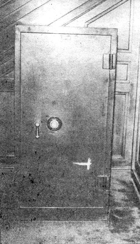 Armored safe in which Tesla kept his most important documents