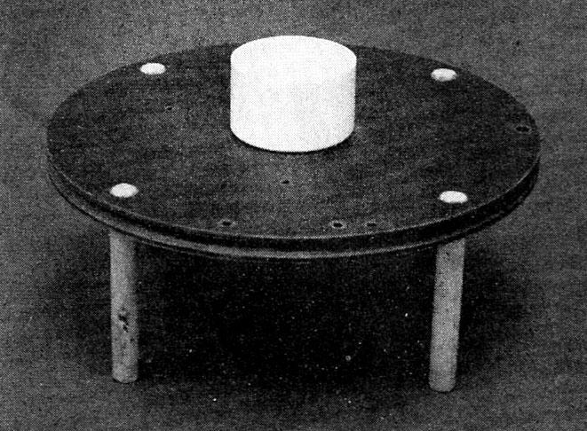 Solid state Tesla coil circular deck assembly.