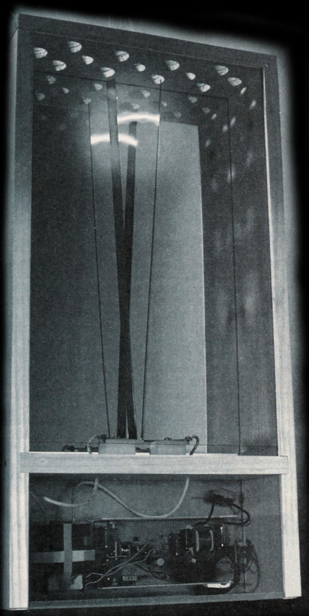 Completed solid-state Jacob's ladder in operation.