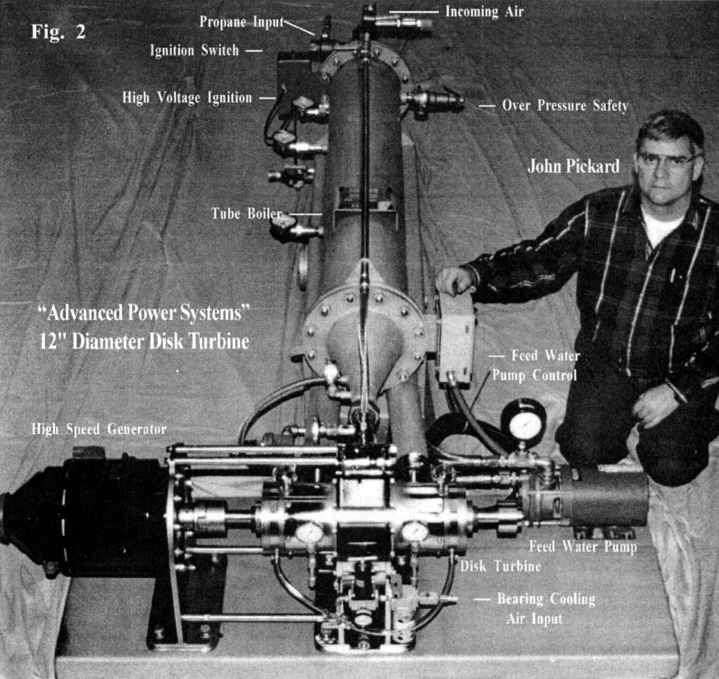 John Pickard and his Fully Functional Tesla Turbine Test Stand