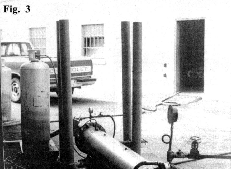 Tesla Turbine Propane Fuel Tank Sitting on a High Resolution Scale