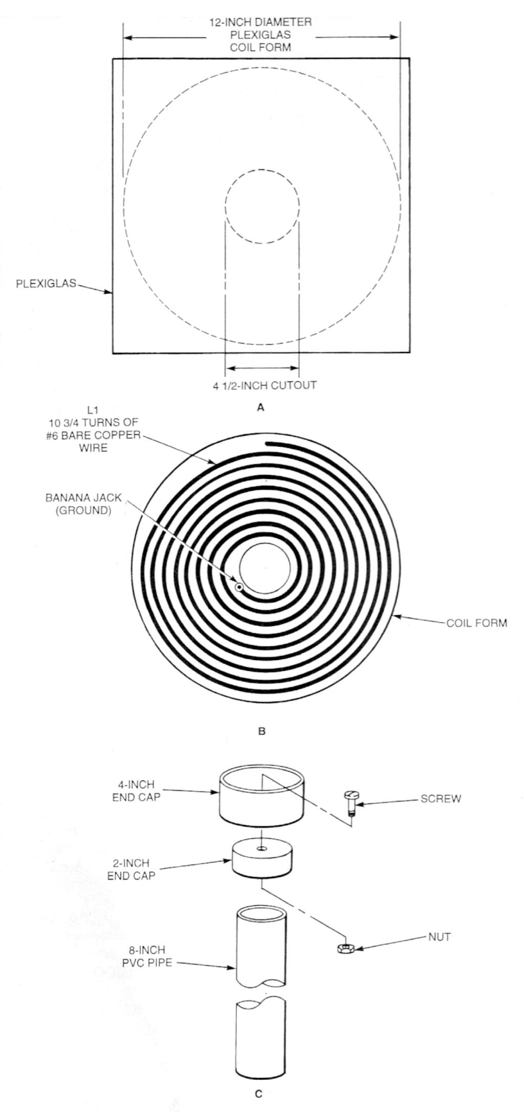 Solid-state Tesla coil pancake winding.