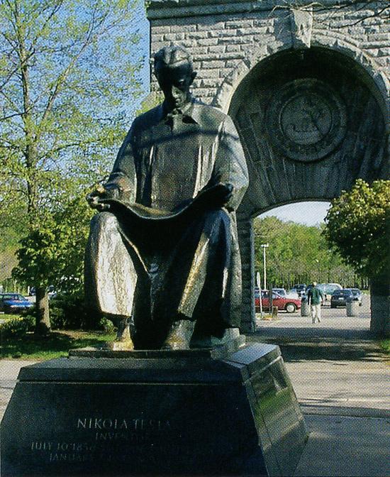 Tesla Monument at Goat Island, Niagara Falls