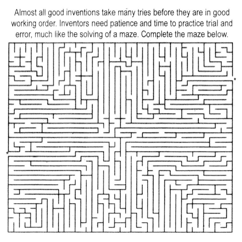 The Maze of an Inventor!
