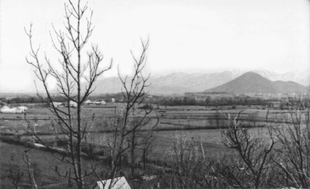 View of Valley from the Nikola Tesla Birthplace in Smiljan, Croatia
