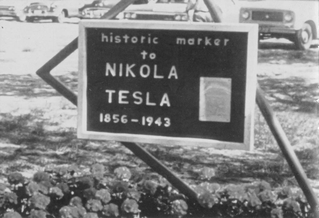 The original Nikola Tesla Colorado Springs Marker