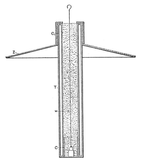 Phosphorescent tube with intensifying reflector