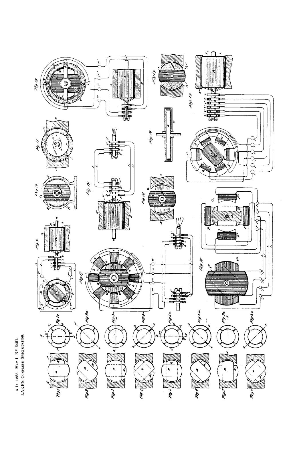 Nikola Tesla British Patent 6481 - Improvements Relating to the Electrical Transmission of Power and to Apparatus Therefor - Image 1