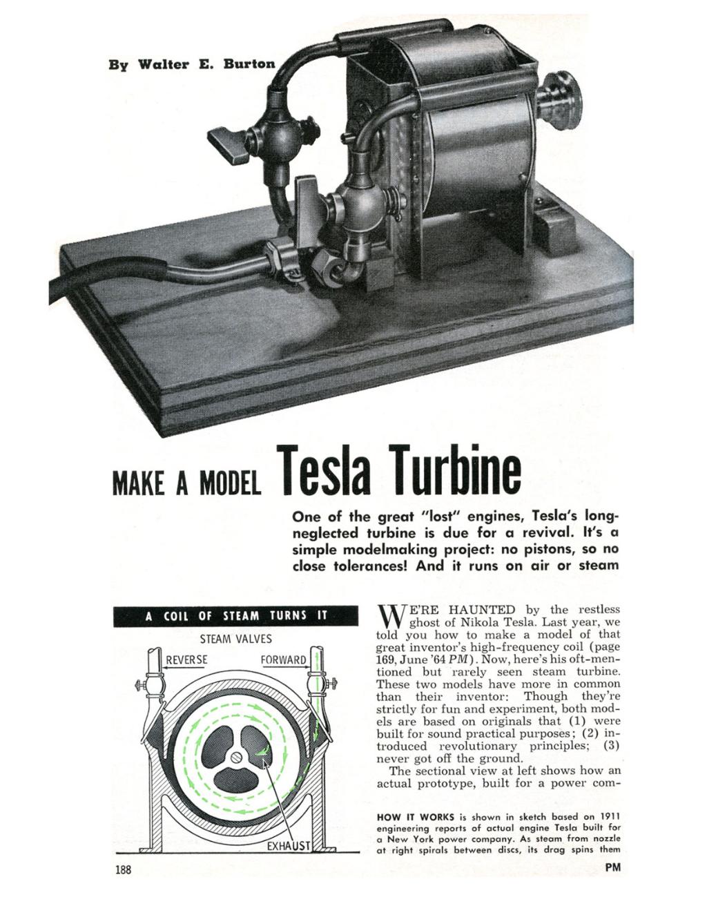 Preview of Make a model Tesla Turbine plan