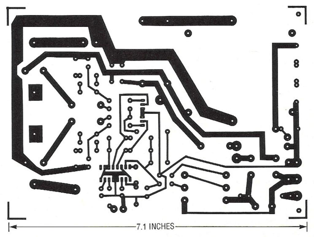 Printed circuit board layout for solid-state Tesla coil.