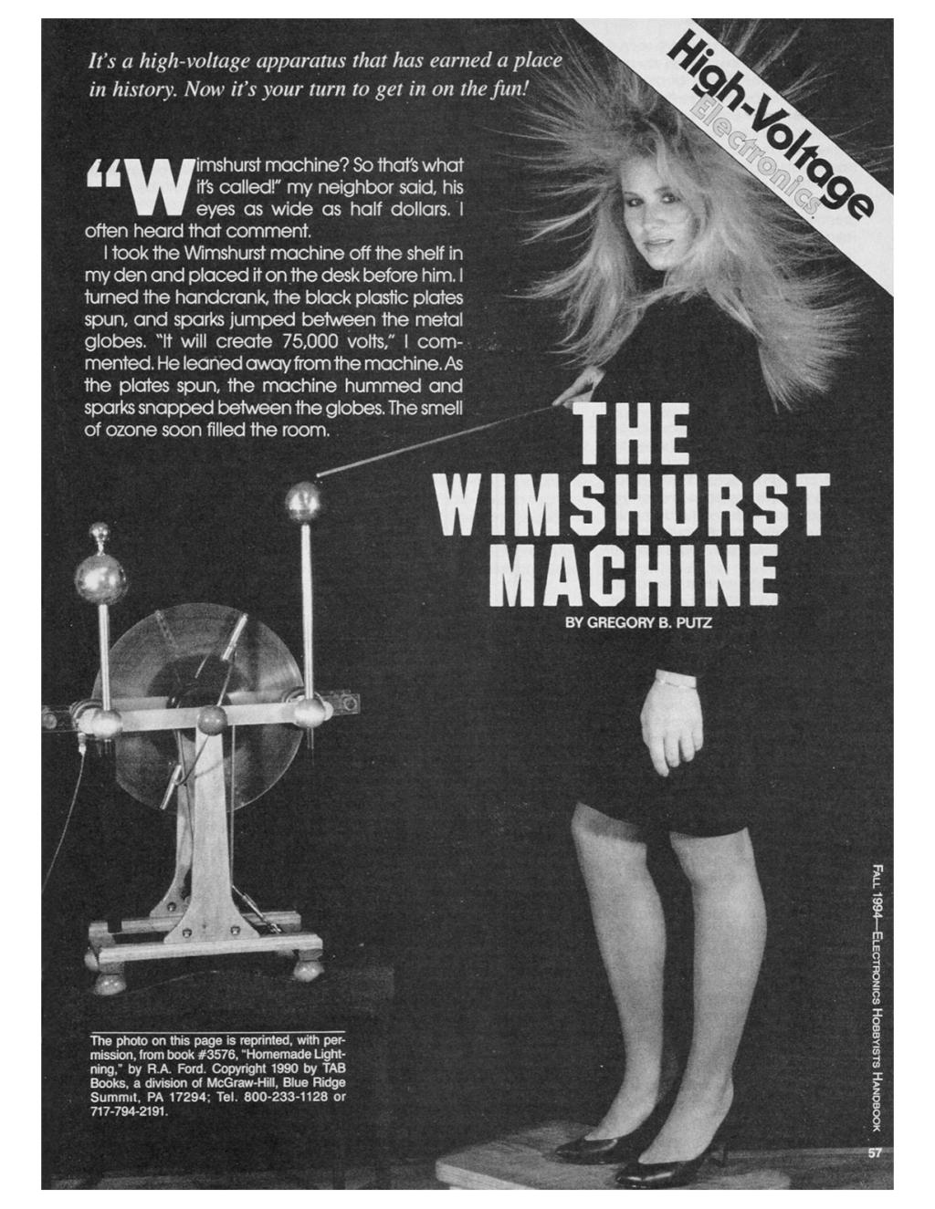 Preview of The Wimshurst Machine plan