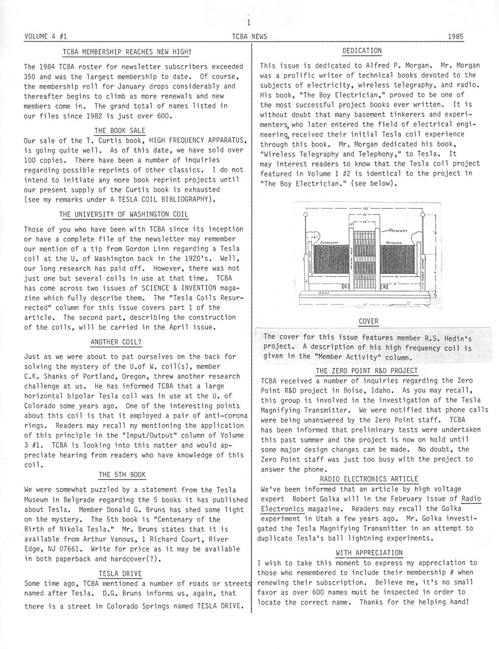 TCBA Volume 4 - Issue 1 - Page 1 of 18