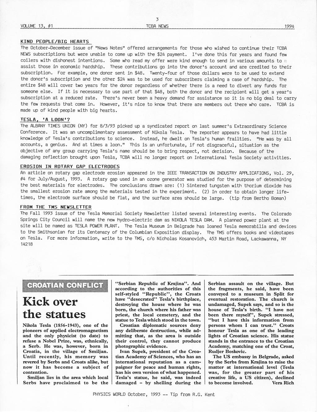 TCBA Volume 13 - Issue 1 - Page 3 of 18