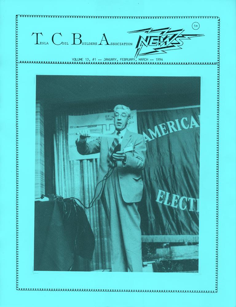TCBA News Volume 13 - Issue 1 Cover