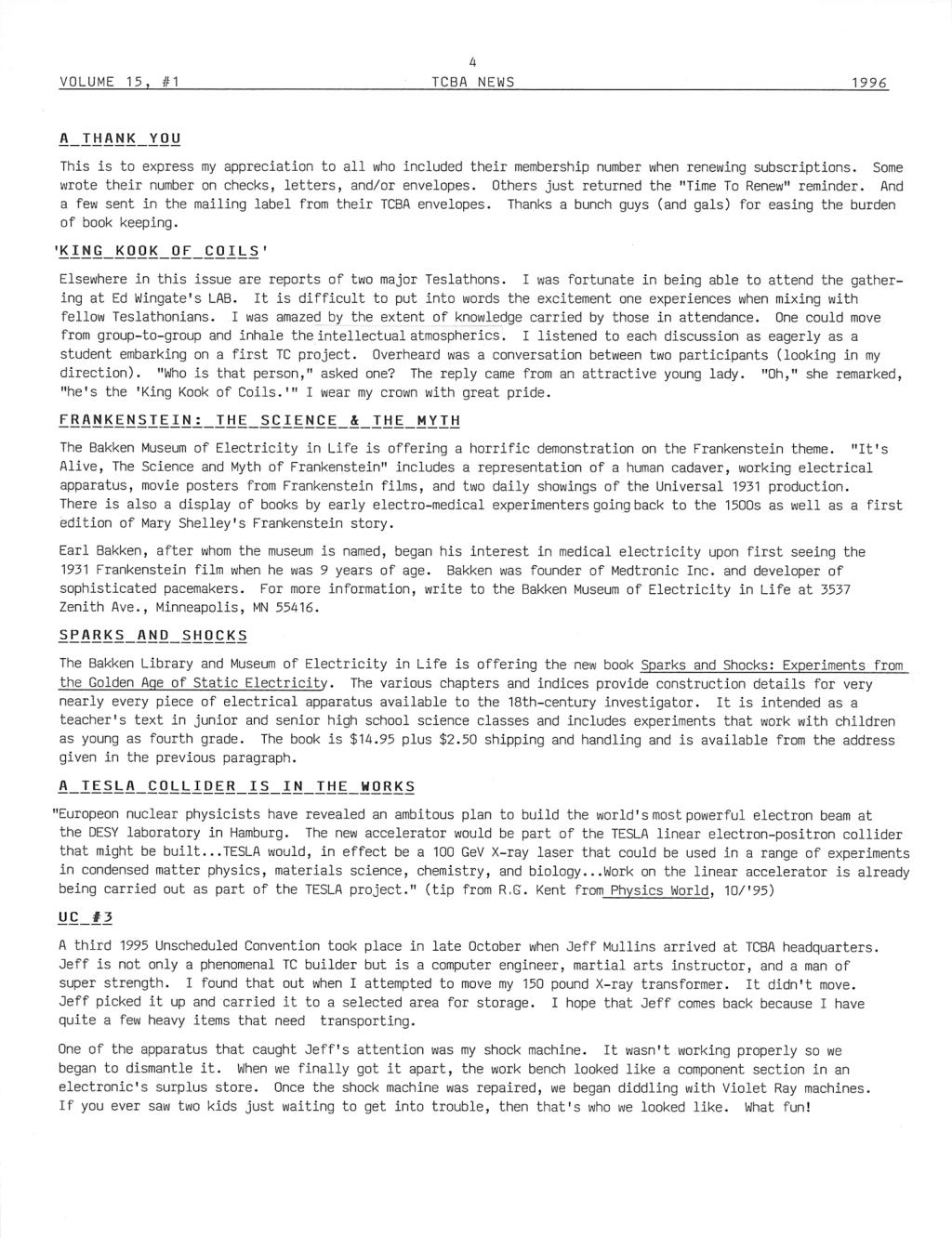 TCBA Volume 15 - Issue 1 - Page 4 of 18