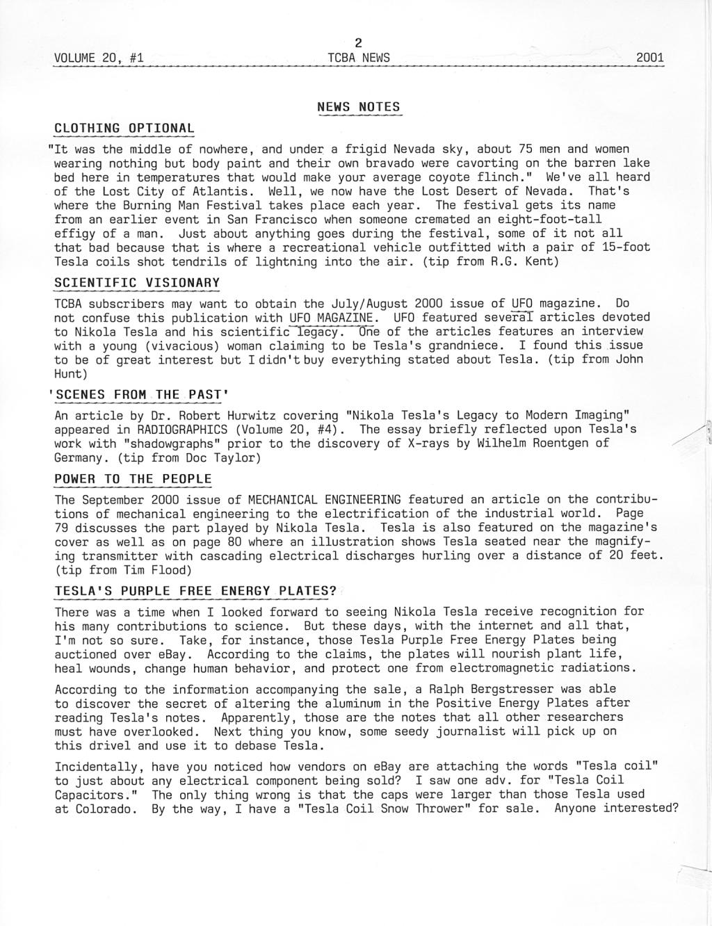 TCBA Volume 20 - Issue 1 - Page 2 of 18