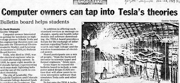 Nikola Tesla Articles