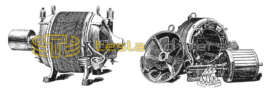 Ten horsepower Tesla alternating motor
