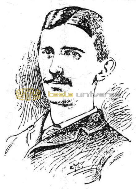 Nikola Tesla illustration from 1893 New York Herald Article