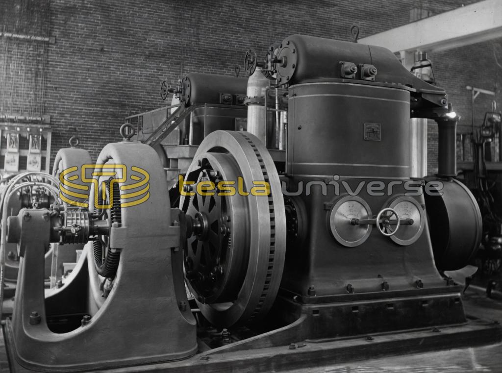 500 H.P. Two-Phase Generators Furnishing Power for Westinghouse Shops