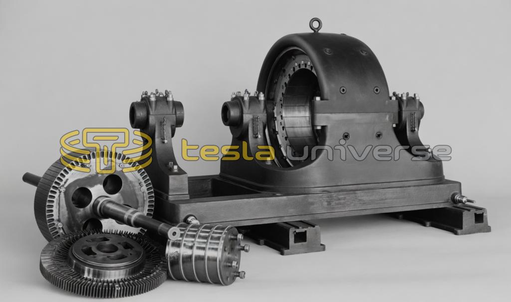 Tesla 300 KW Motor, World's Fair Type