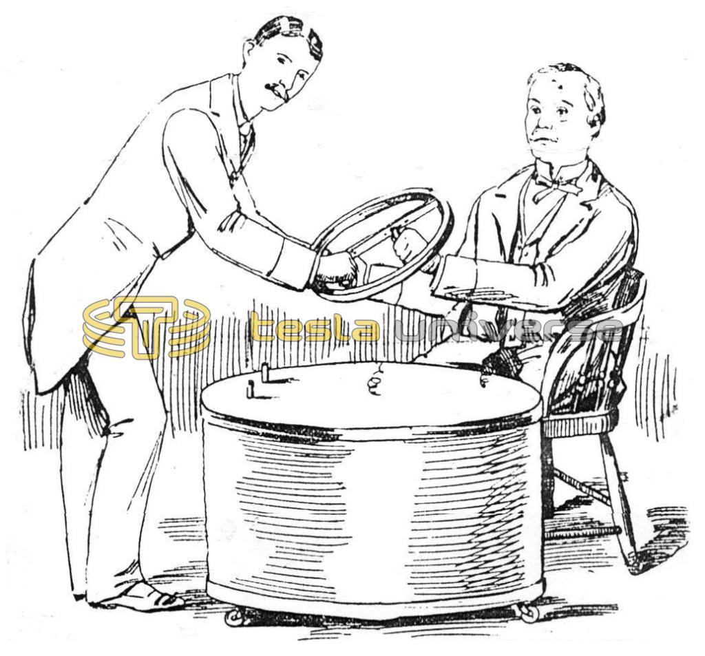 Millionaire receiving treatment from Nikola Tesla