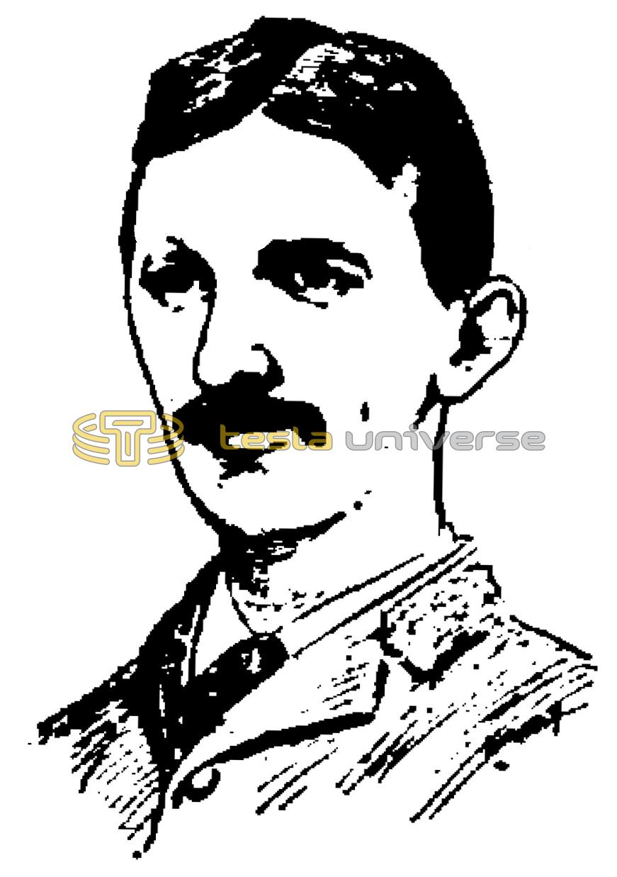 1896 sketch of a young Nikola Tesla