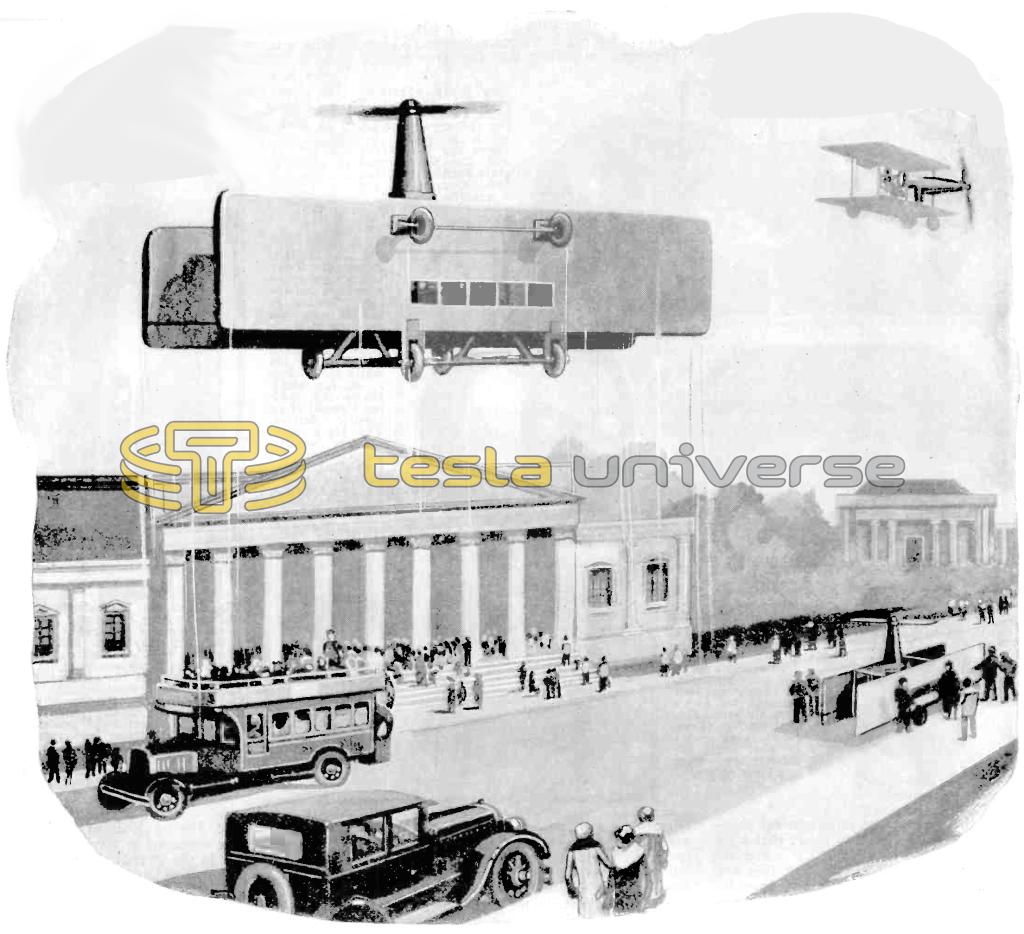 Artist's conception of the vertically-rising helicopter