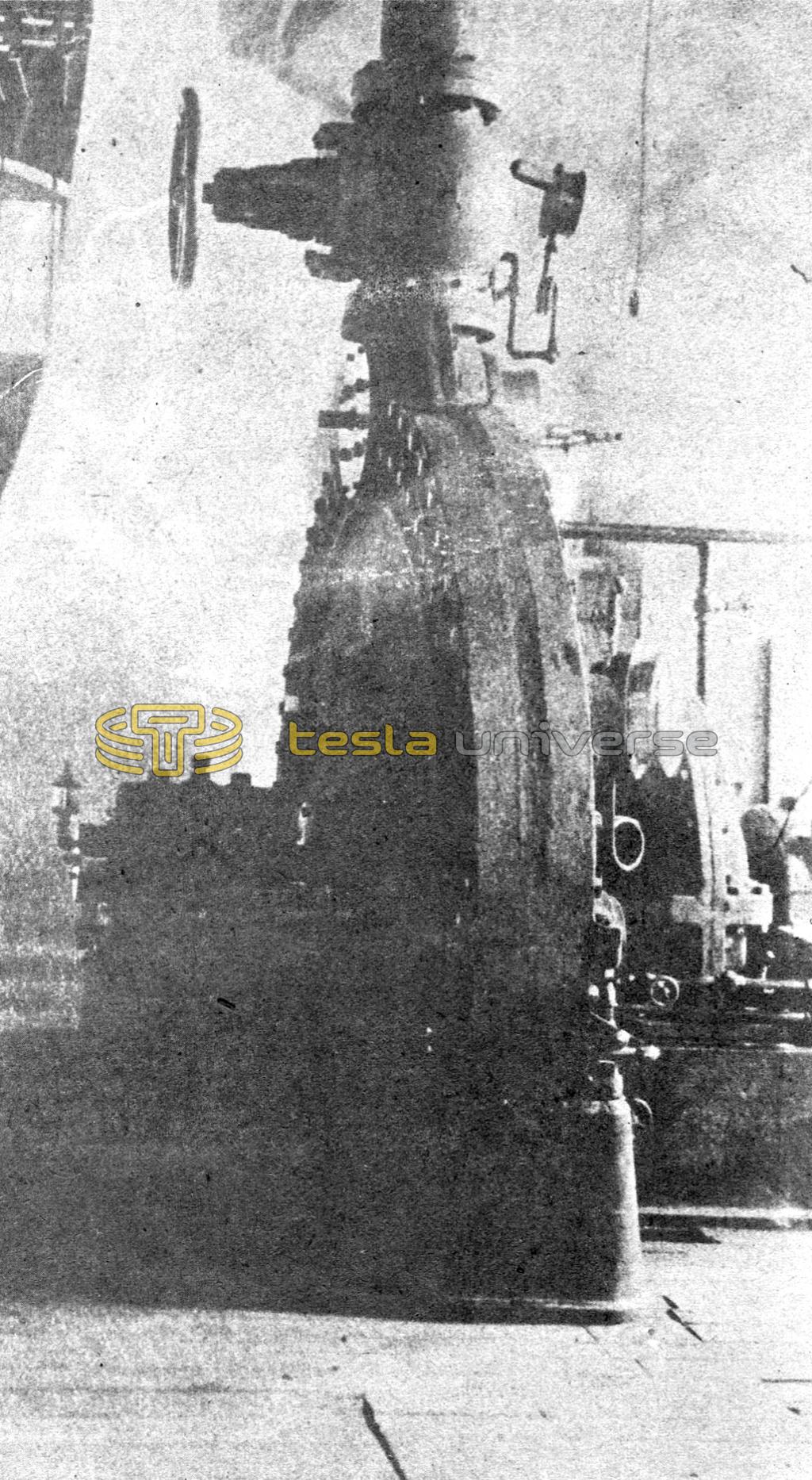 Tesla's 500 HP turbine from 1913