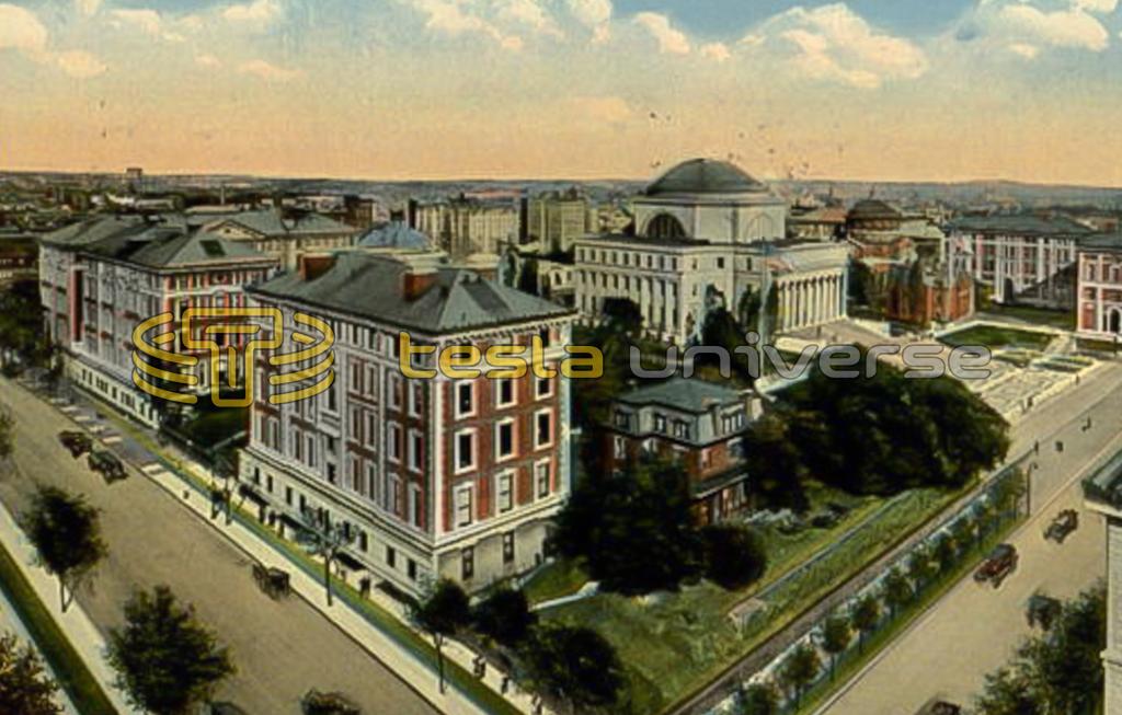Columbia University, New York City where Tesla lectured