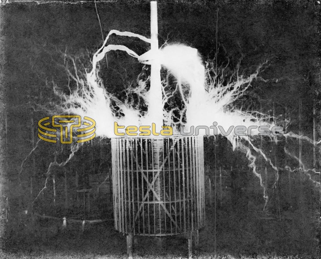 Nikola Tesla described this as a "normally excited" extra coil of his Colorado Springs lab
