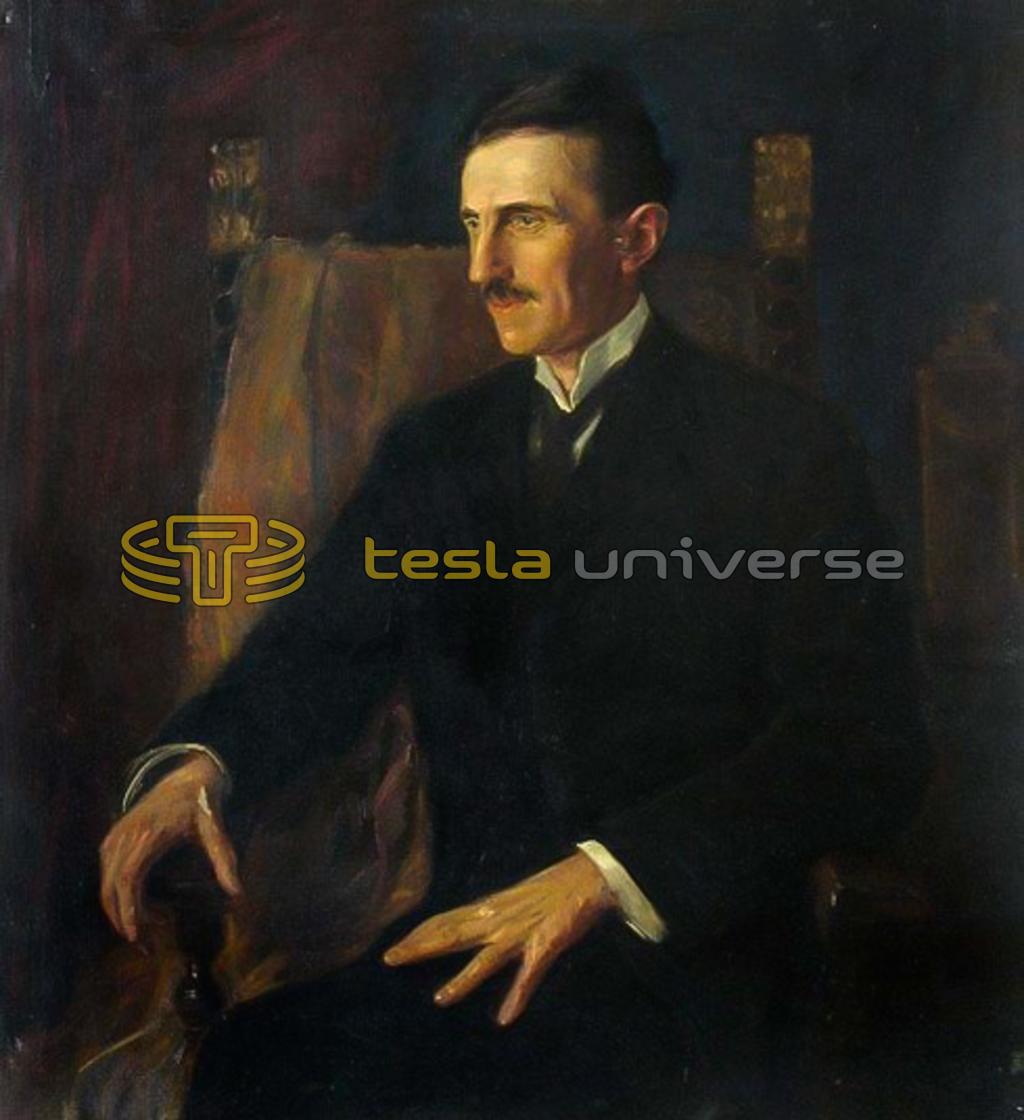 Nikola Tesla, from a painting by the famous Princess Lwoff-Parlaghy
