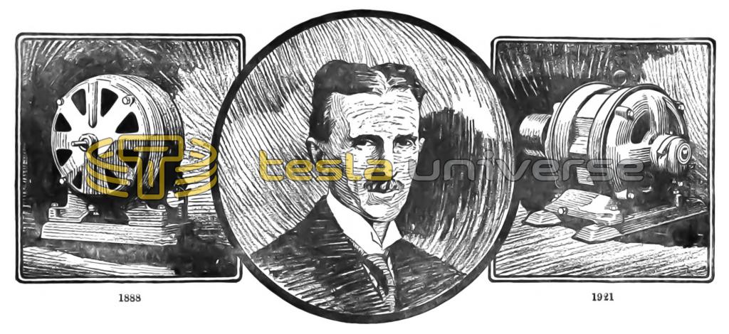 Sketch of Nikola Tesla from Westinghouse ad