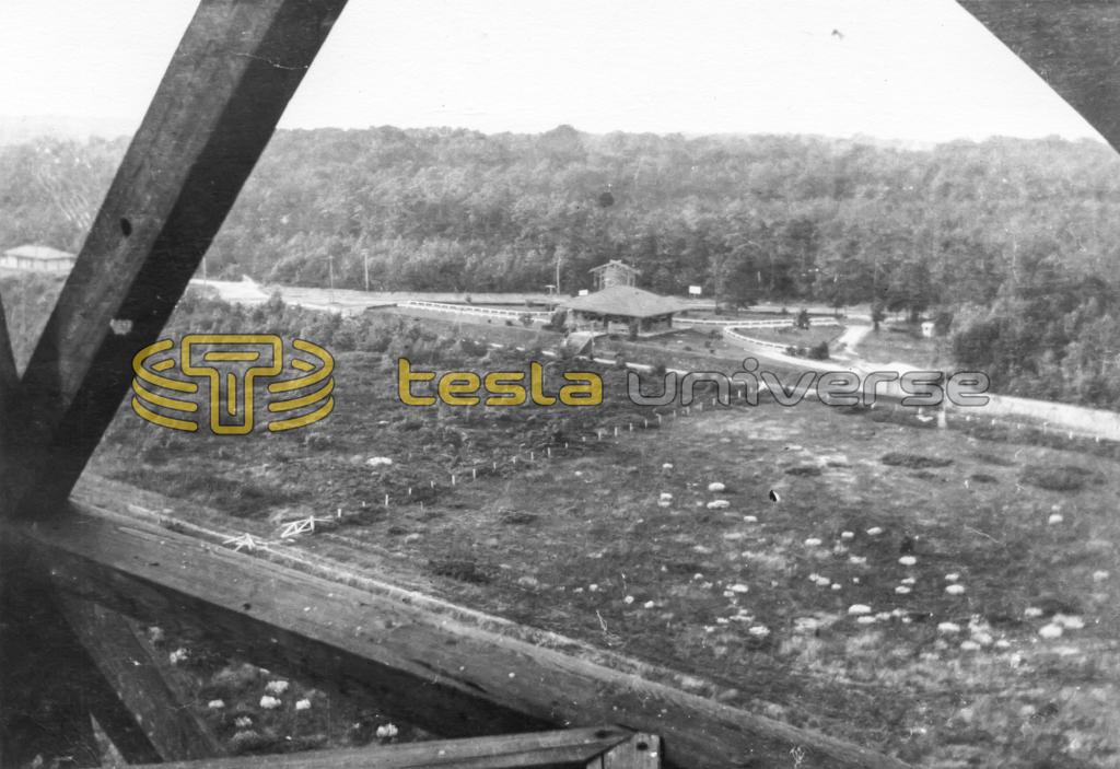 A view of the train station from the Tesla Wardenclyffe tower