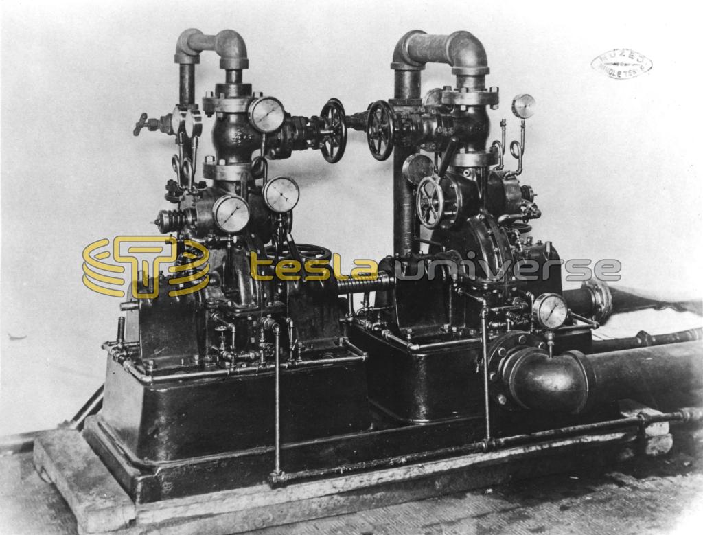 Dual 200HP Tesla Turbines Coupled Together