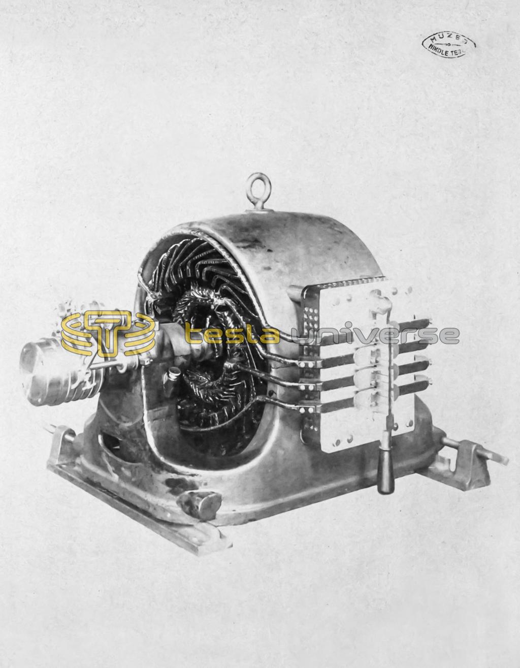 Tesla 50HP two-phase alternating current motor