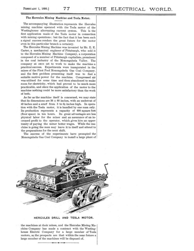 Preview of The Hercules Mining Machine and Tesla Motor article