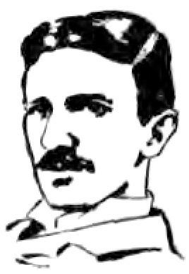 1894 illustration of Nikola Tesla